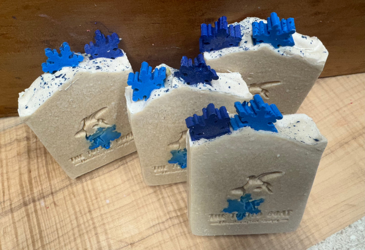 SALE!!-Snowflake Goat Milk Bar Soap