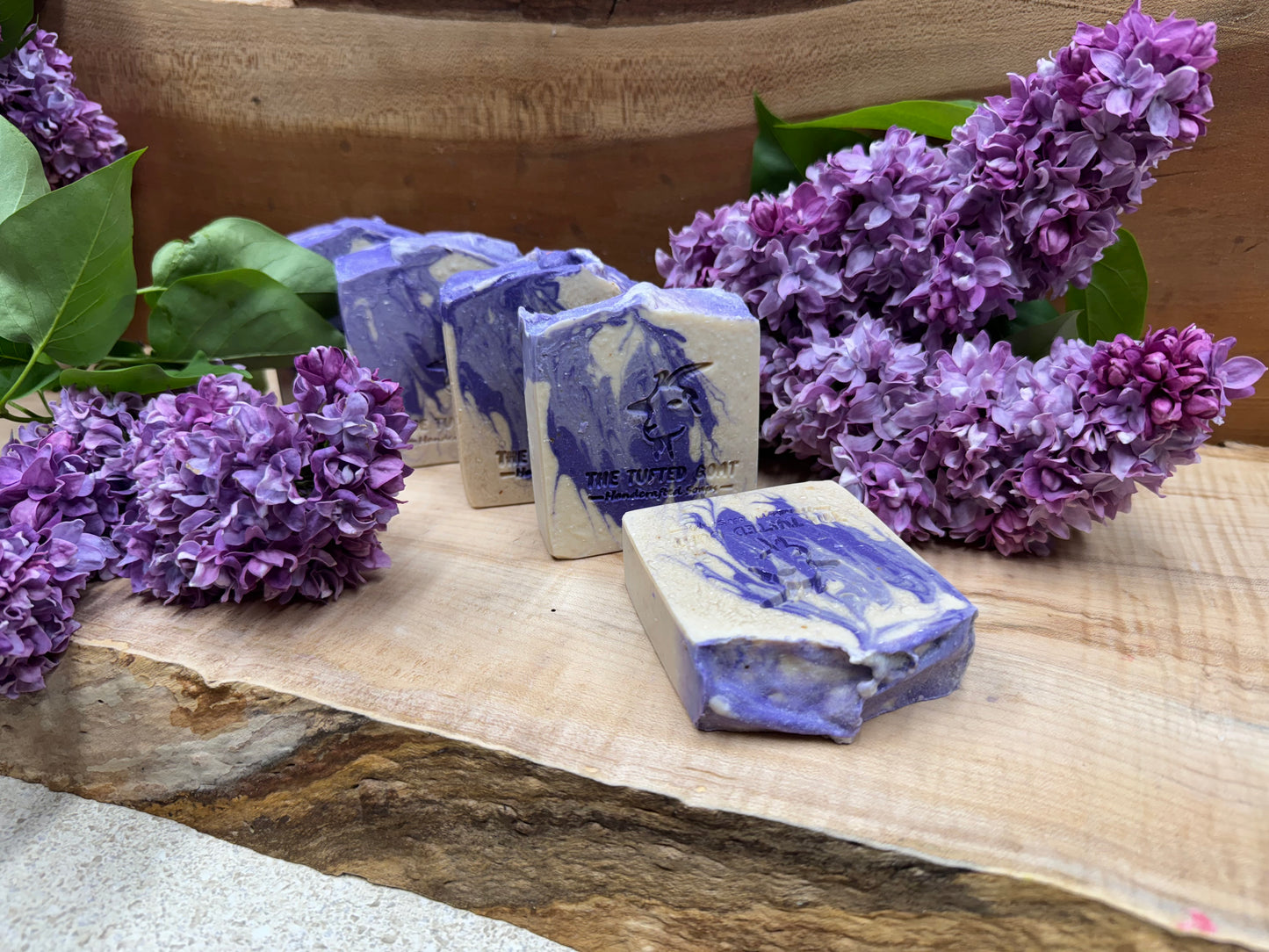Lilacs in Bloom Goat Milk Bar Soap