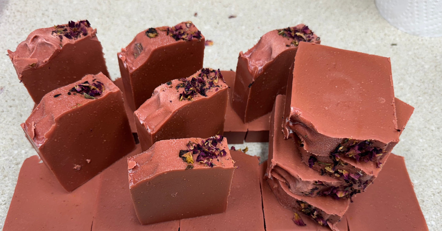 Rose Petals Goat Milk Bar Soap